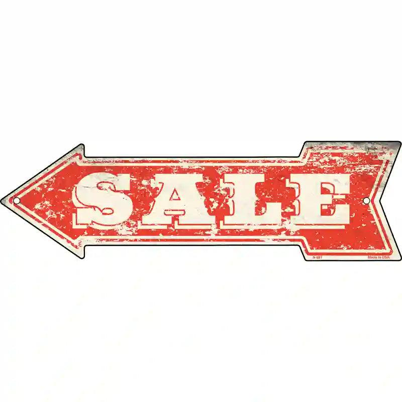 For Sale to the Left Novelty Metal Arrow Sign image