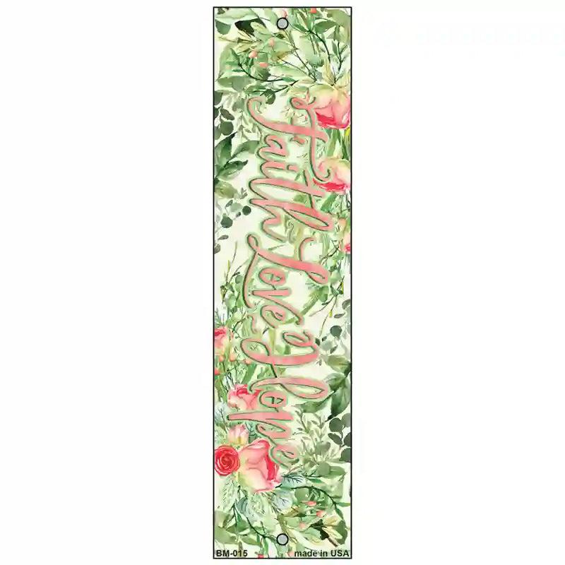 Faith Love and Joy Novelty Metal Bookmark BM-015 image