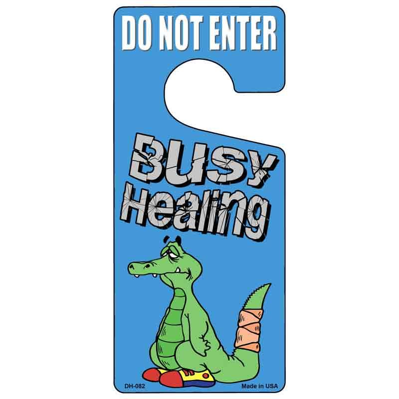 Busy Healing Novelty Metal Door Hanger DH-082 image