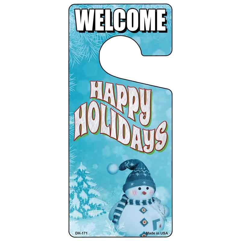 Happy Holidays Novelty Metal Door Hanger DH-171 image