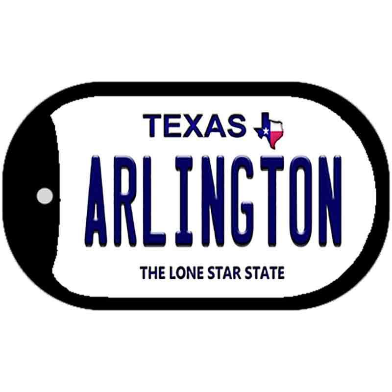 Arlington Texas Novelty Metal Dog Tag Necklace DT-9372 image