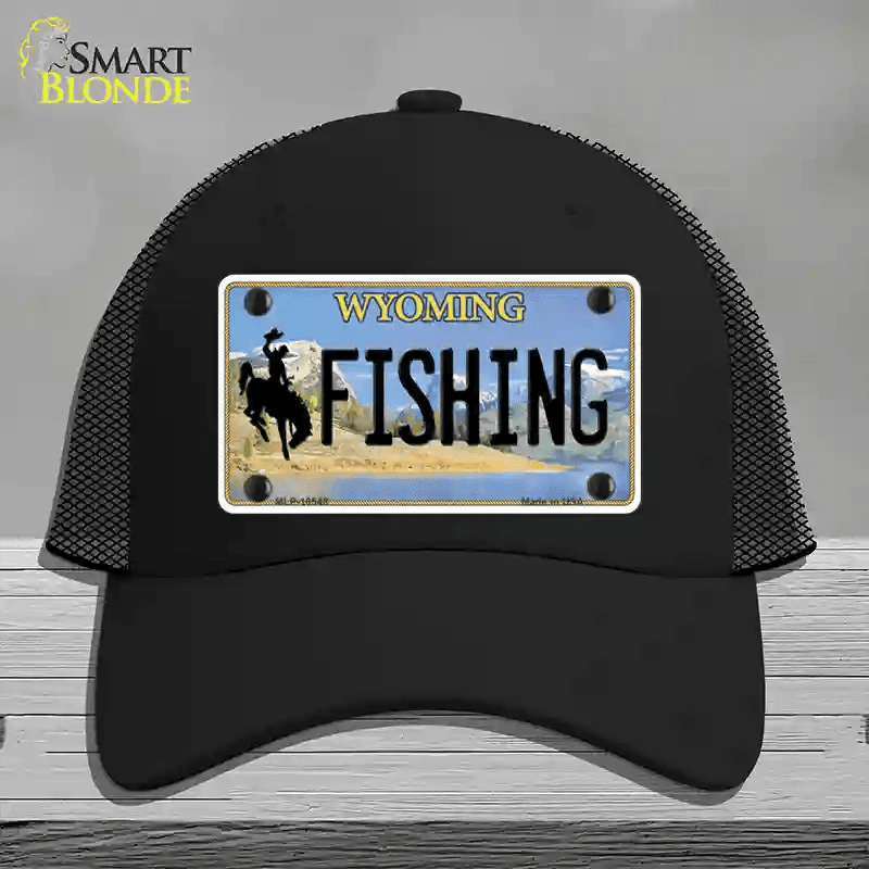 Fishing Wyoming Novelty License Plate Hat