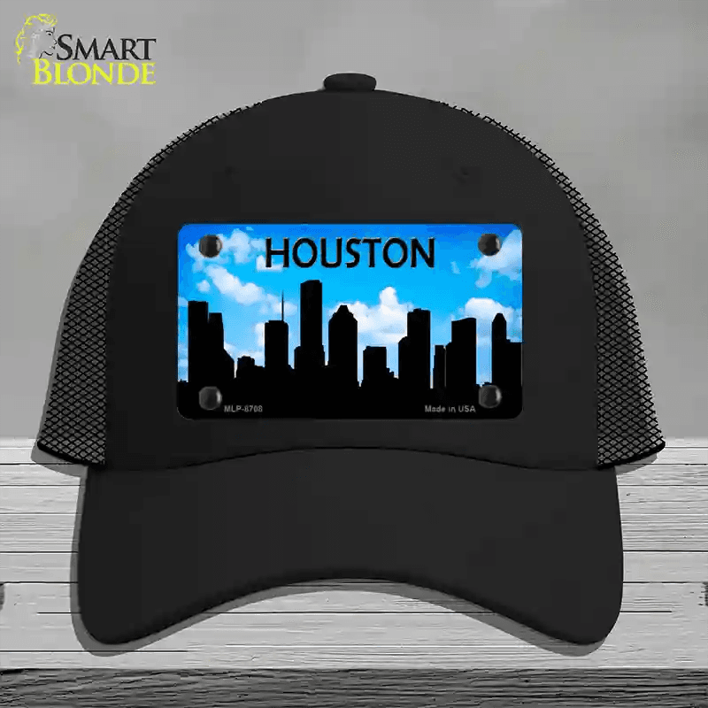 Houston Silhouette Novelty License Plate Hat image
