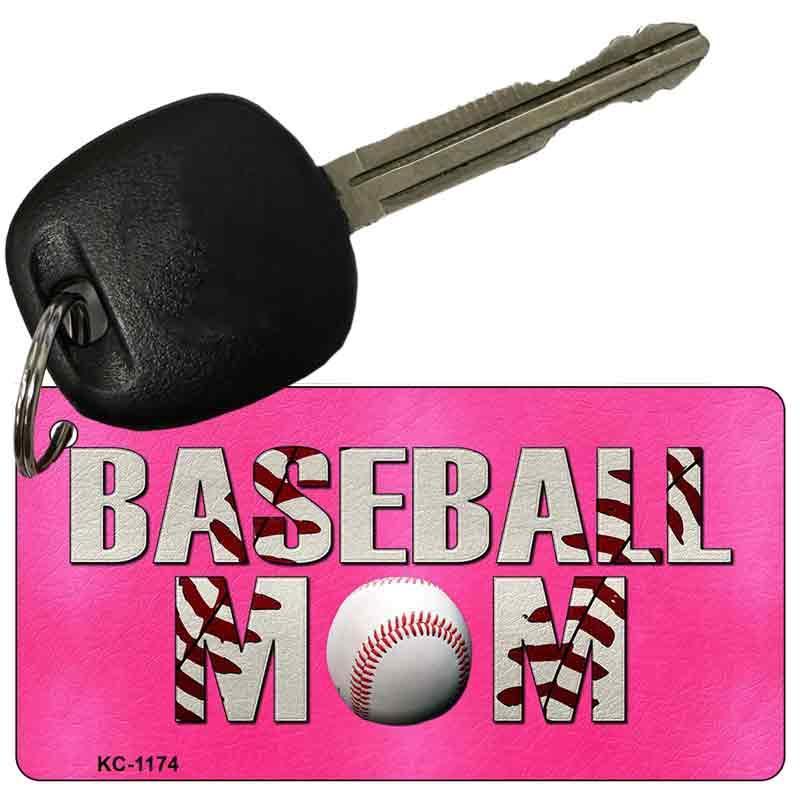 Baseball Mom Novelty Aluminum Key Chain KC-1174 image