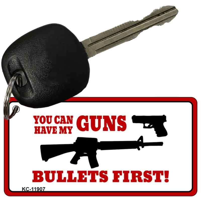 Bullets First Novelty Metal Key Chain KC-11907 image