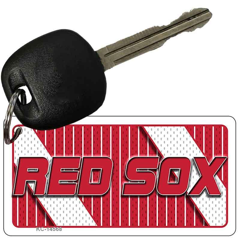 RED SOX Graphic Novelty Aluminum Key Chain KC-14568 image