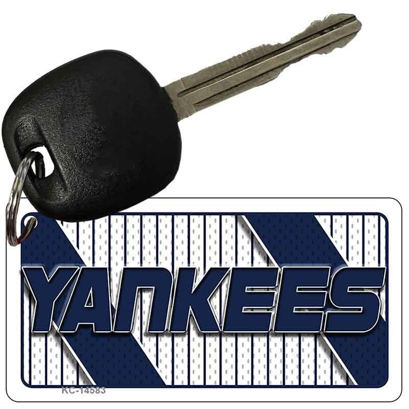 YANKEES Graphic Novelty Aluminum Key Chain KC-14583 image