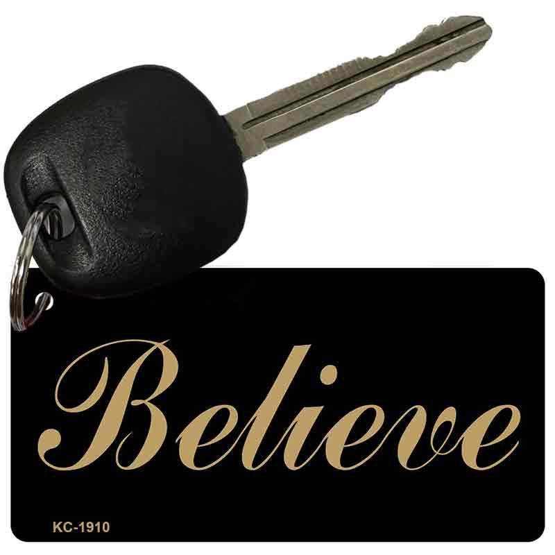 Believe Novelty Aluminum Key Chain KC-1910 image