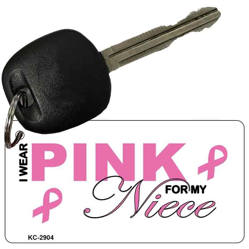Pink For Niece Novelty Aluminum Key Chain KC-2904 image