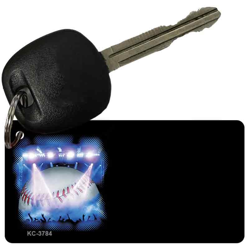 Baseball Game OffSet Novelty Aluminum Key Chain KC-3784 image