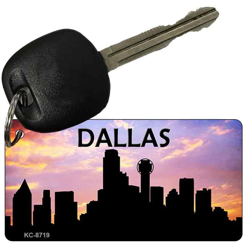 Dallas Silhouette Novelty Metal Key Chain KC-8719 image