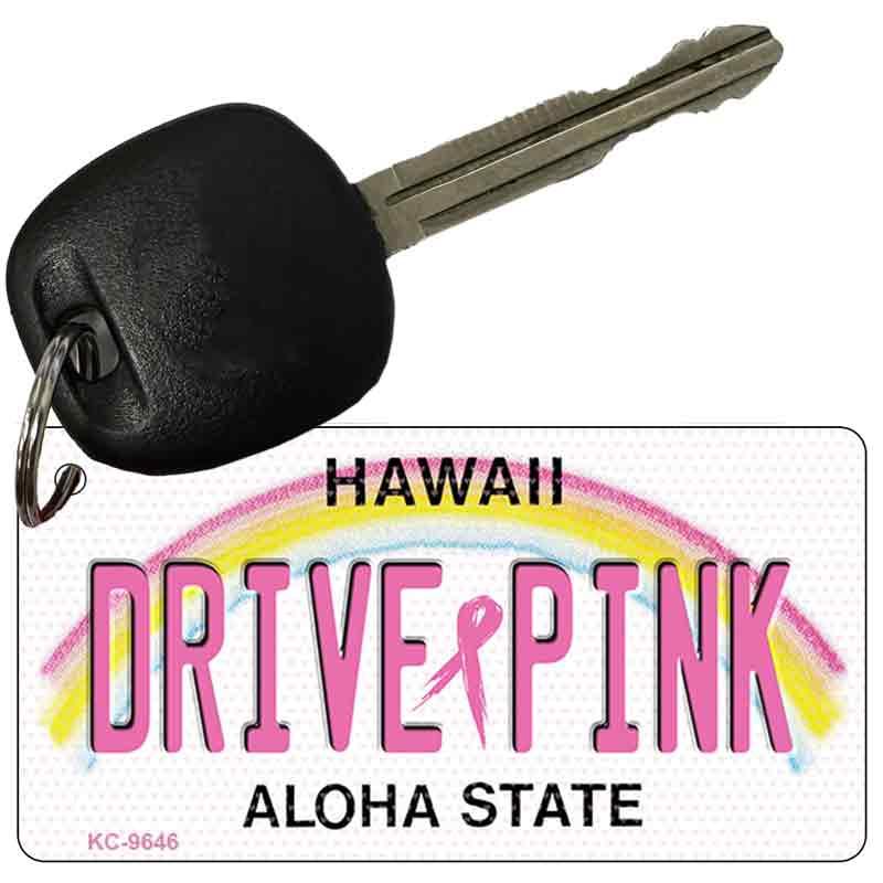 Drive Pink Hawaii Novelty Aluminum Key Chain KC-9646 image