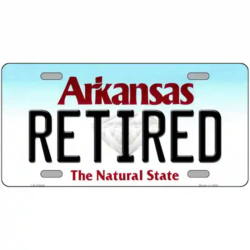 Retired Arkansas Metal Novelty License Plate image