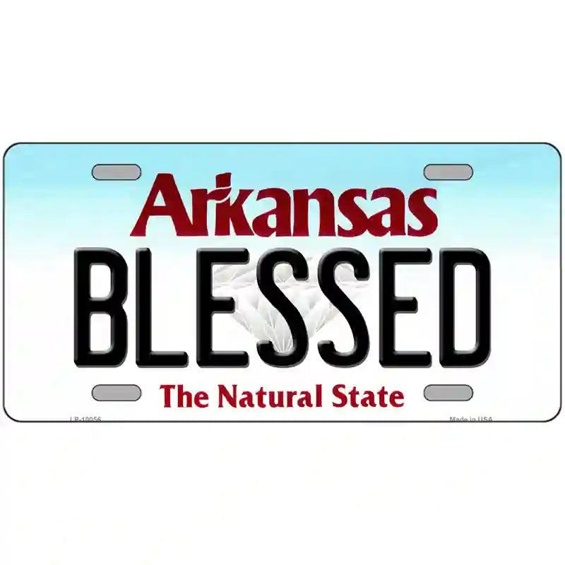 Blessed Arkansas Metal Novelty License Plate image