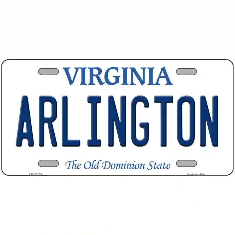 Arlington Virginia Metal Novelty License Plate image