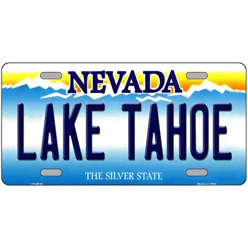 Lake Tahoe Nevada Novelty Metal License Plate image