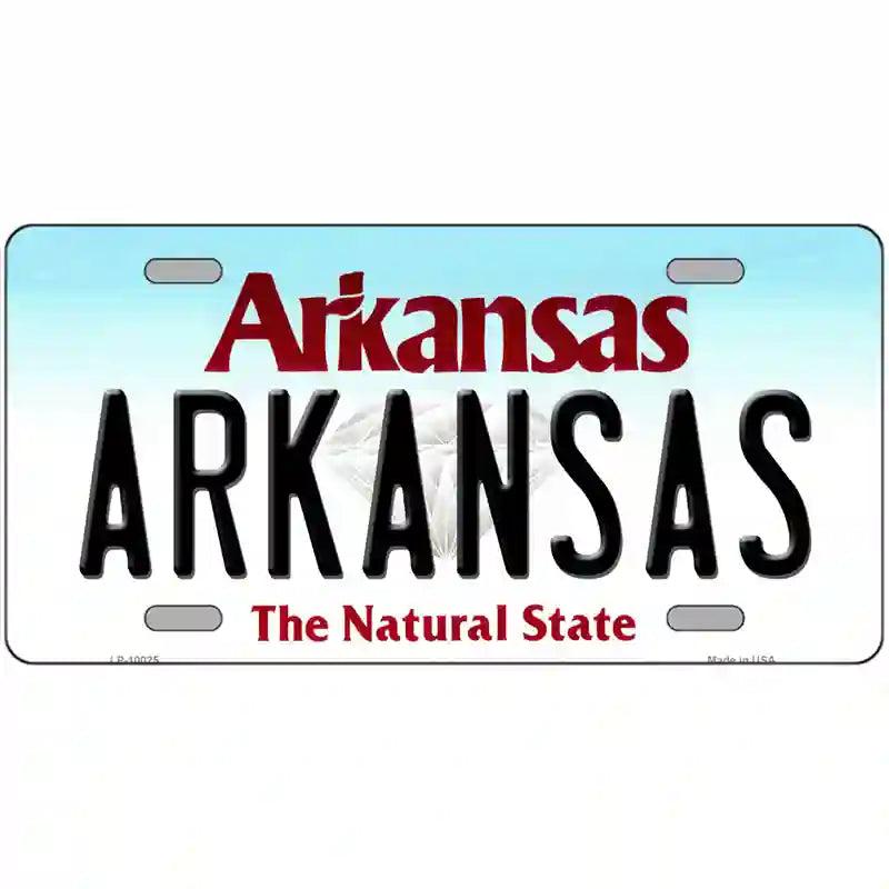 Arkansas Metal Novelty License Plate image