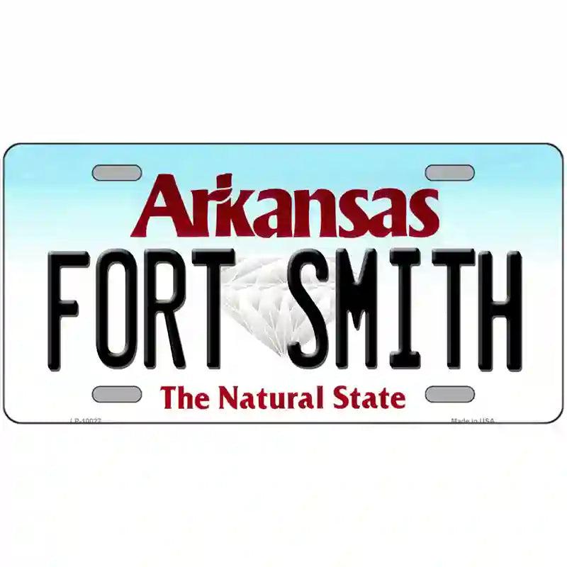 Fort Smith Arkansas Metal Novelty License Plate image