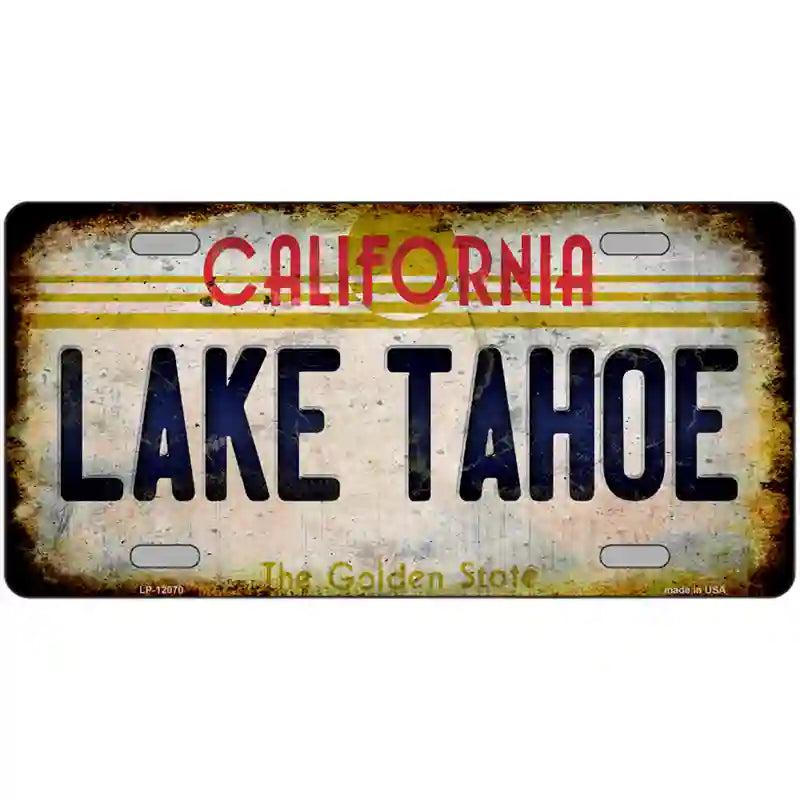 California Lake Tahoe Novelty Metal License Plate image