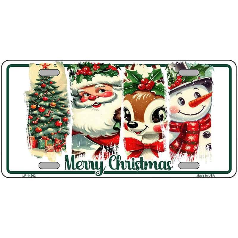 Merry Christmas Novelty Metal License Plate LP-14562 image