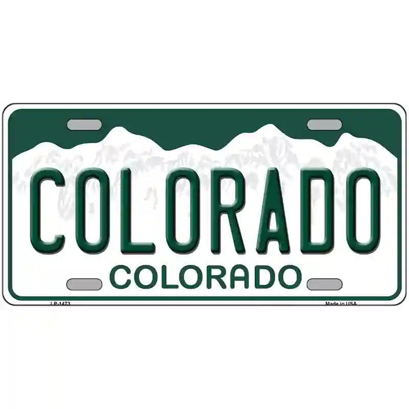 Colorado Novelty State Metal License Plate image