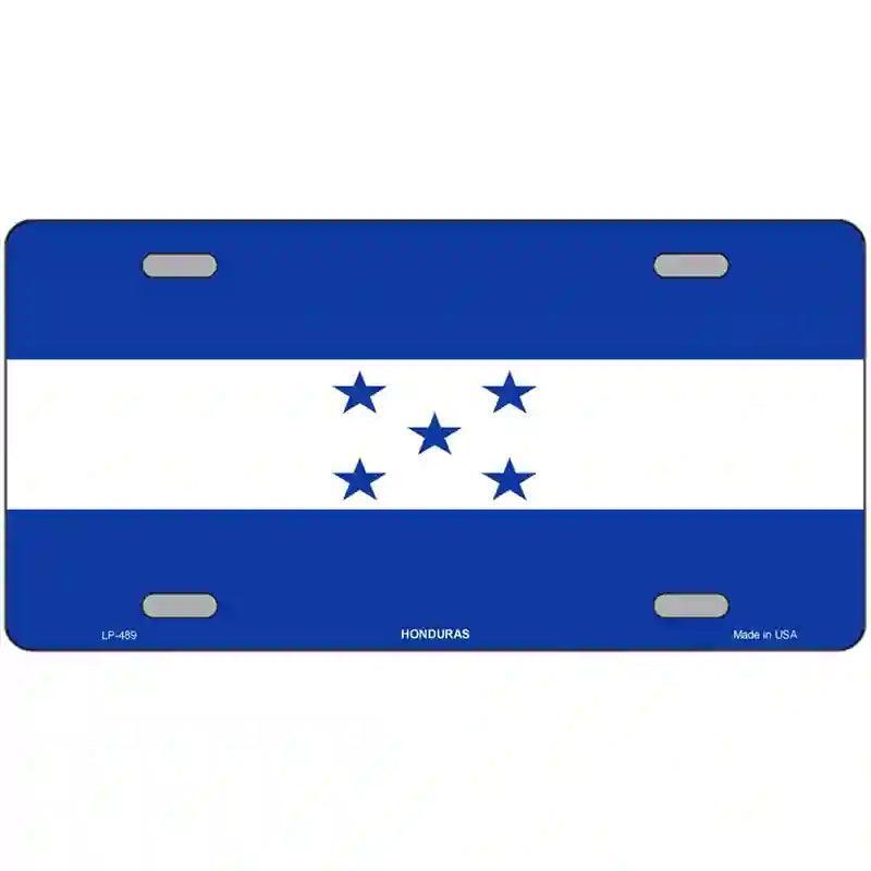 Honduras Flag Metal Novelty License Plate image