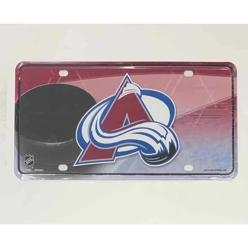 Colorado Avalanche Metal Novelty License Plate Tag LP-5555 image