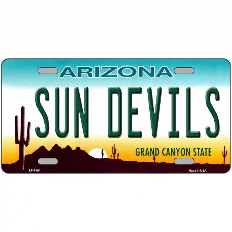 Arizona Sun Devils Novelty Metal License Plate image
