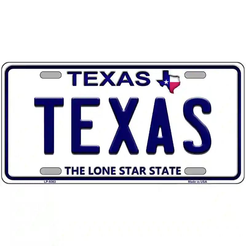 Texas Novelty Metal License Plate image