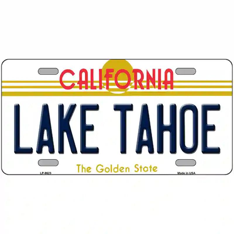 Lake Tahoe California Novelty Metal License Plate image
