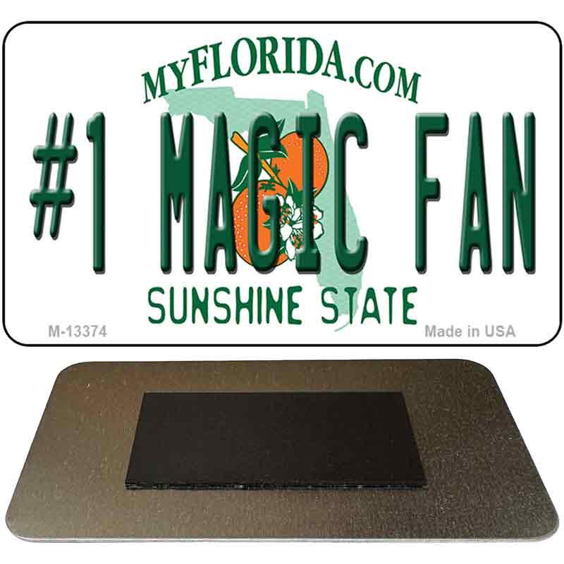 Number 1 Magic Fan Novelty Metal Magnet M-13374 image