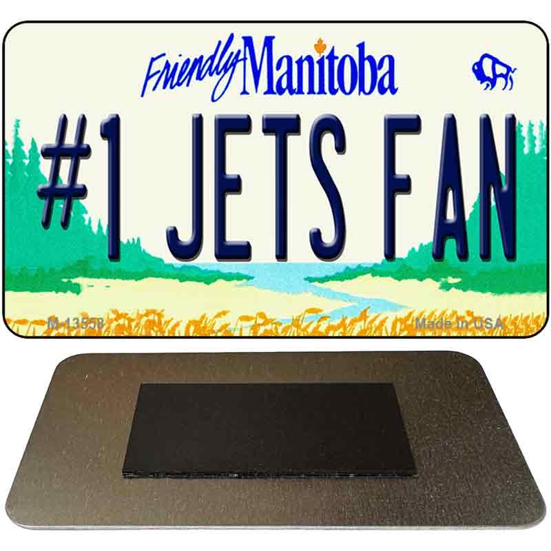 Number 1 Jets Fan Novelty Metal Magnet M-13558 image