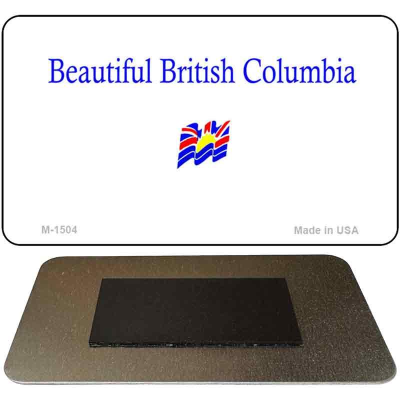 British Columbia Blank Novelty Metal Magnet M-1504 image