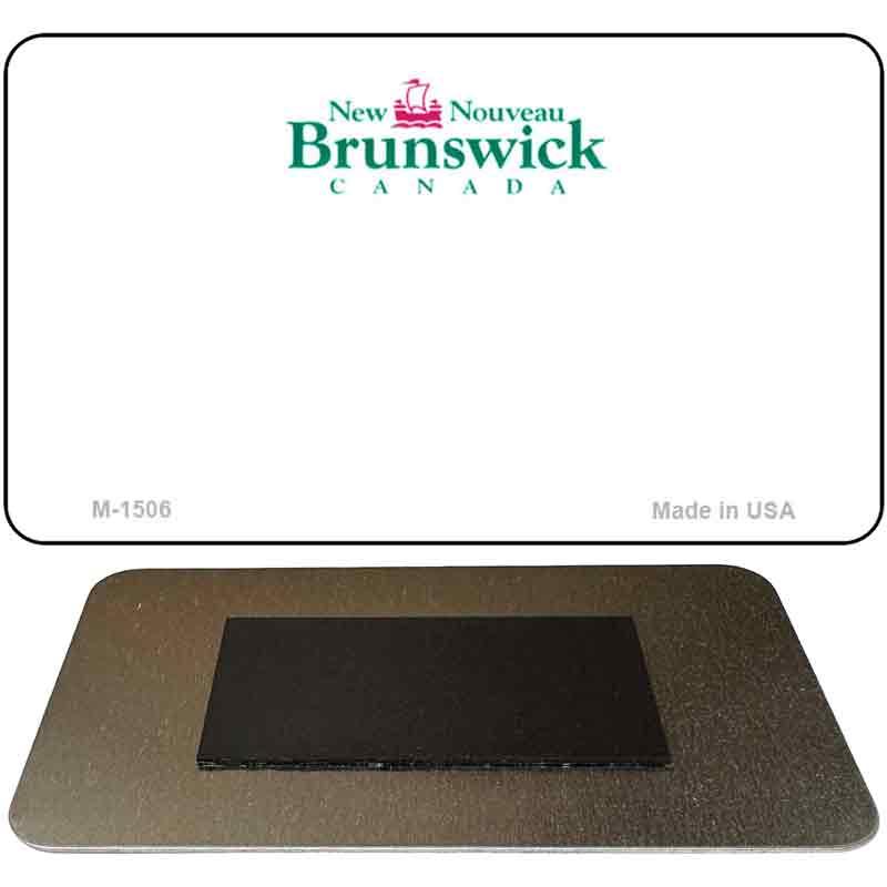New Brunswick Blank Novelty Metal Magnet M-1506 image