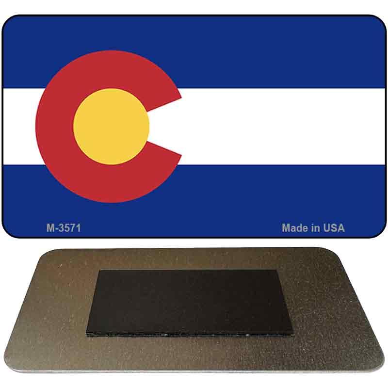 Colorado State Flag Novelty Metal Magnet M-3571 image