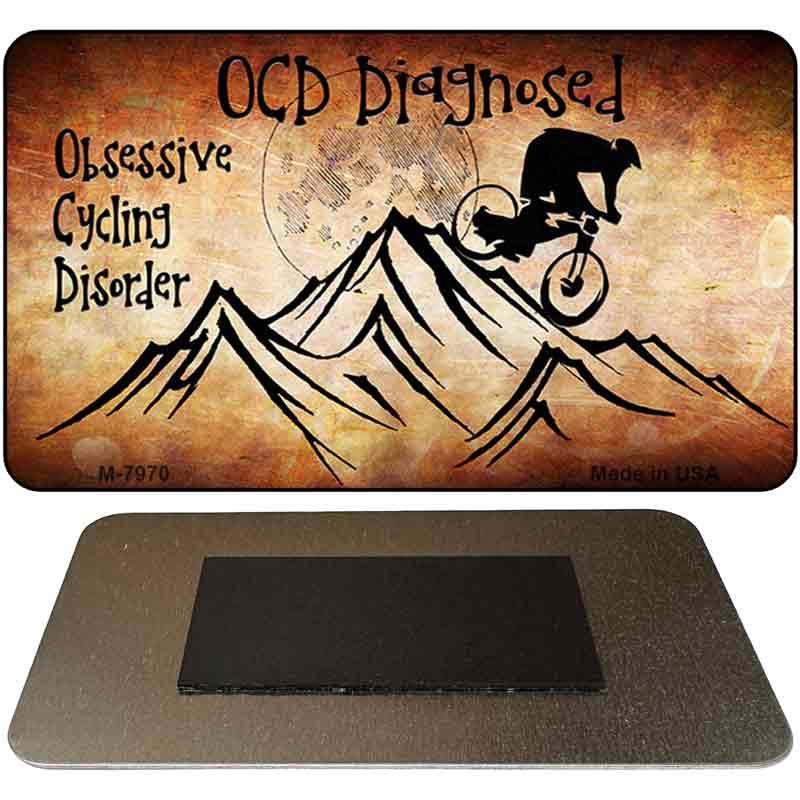 OCD Diagnosed Novelty Metal Magnet M-7970 image