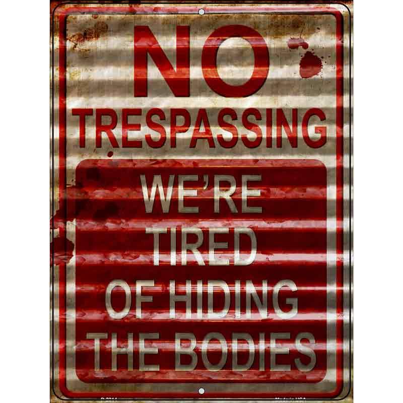 No Trespassing Novelty Parking Sign image