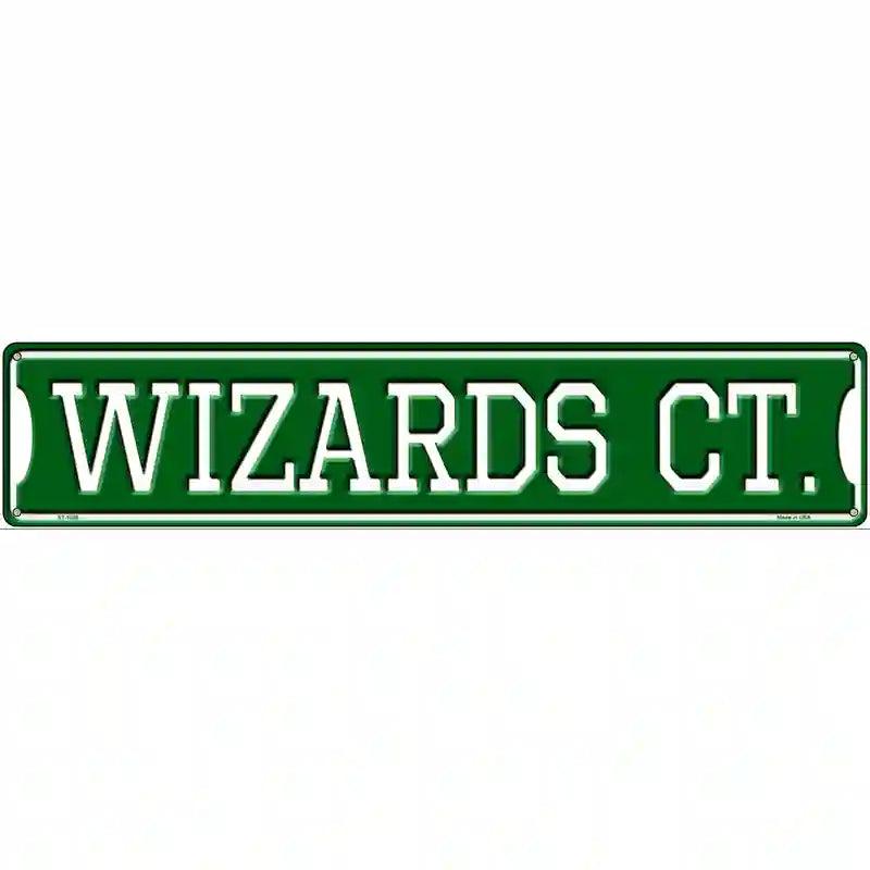 Wizards Ct Novelty Metal Street Sign image