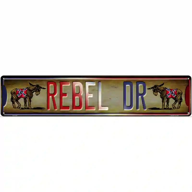 Rebel Drive Novelty Metal Street Sign image