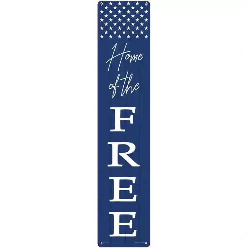 Home of the Free Novelty Metal Street Sign image