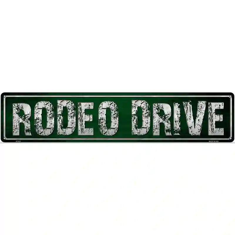 Rodeo Drive Metal Novelty Street Sign image