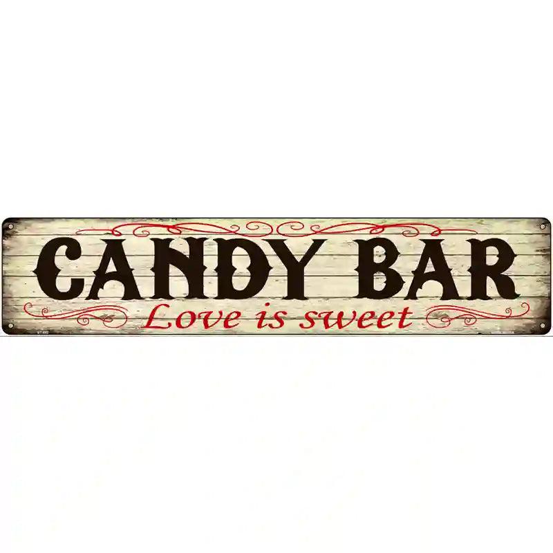 Candy Bar Novelty Metal Street Sign image