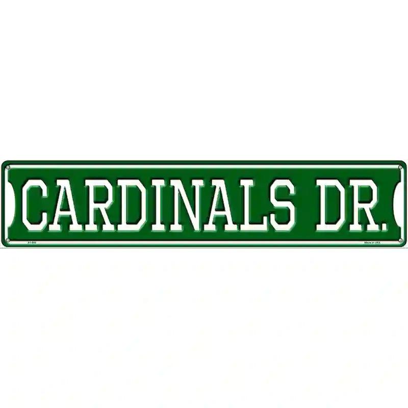 Cardinals Dr Novelty Metal Street Sign image
