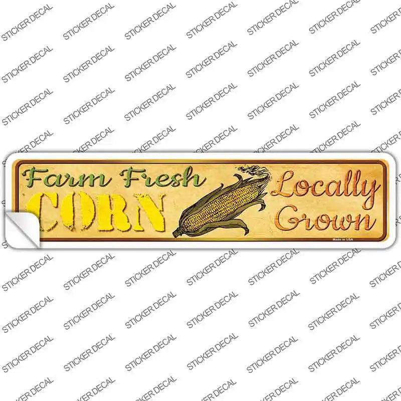 Farm Fresh Corn Novelty Narrow Sticker Decal image