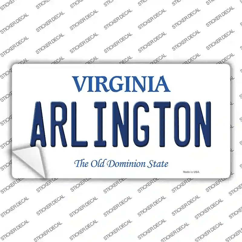 Arlington Virginia Novelty Sticker Decal image