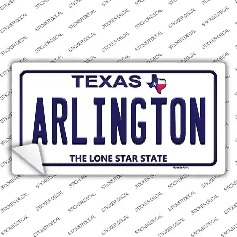Arlington Texas Novelty Sticker Decal image