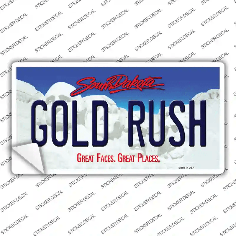 Gold Rush South Dakota Novelty Sticker Decal image
