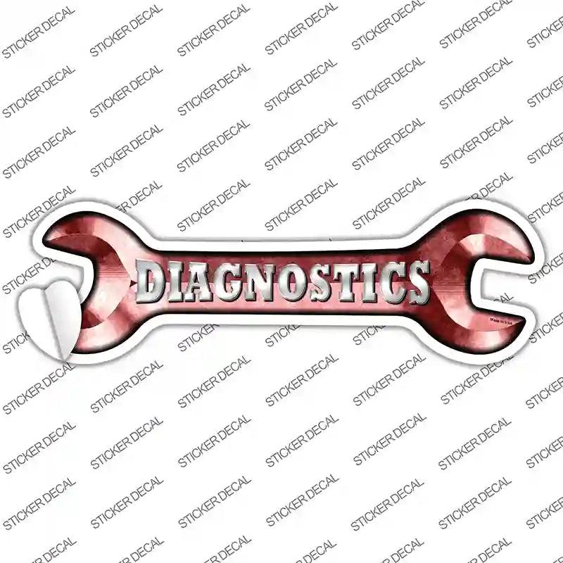 Diagnostics Novelty Wrench Sticker Decal image