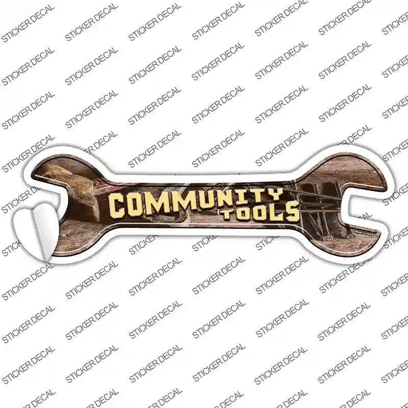 Community Tools Novelty Wrench Sticker Decal image