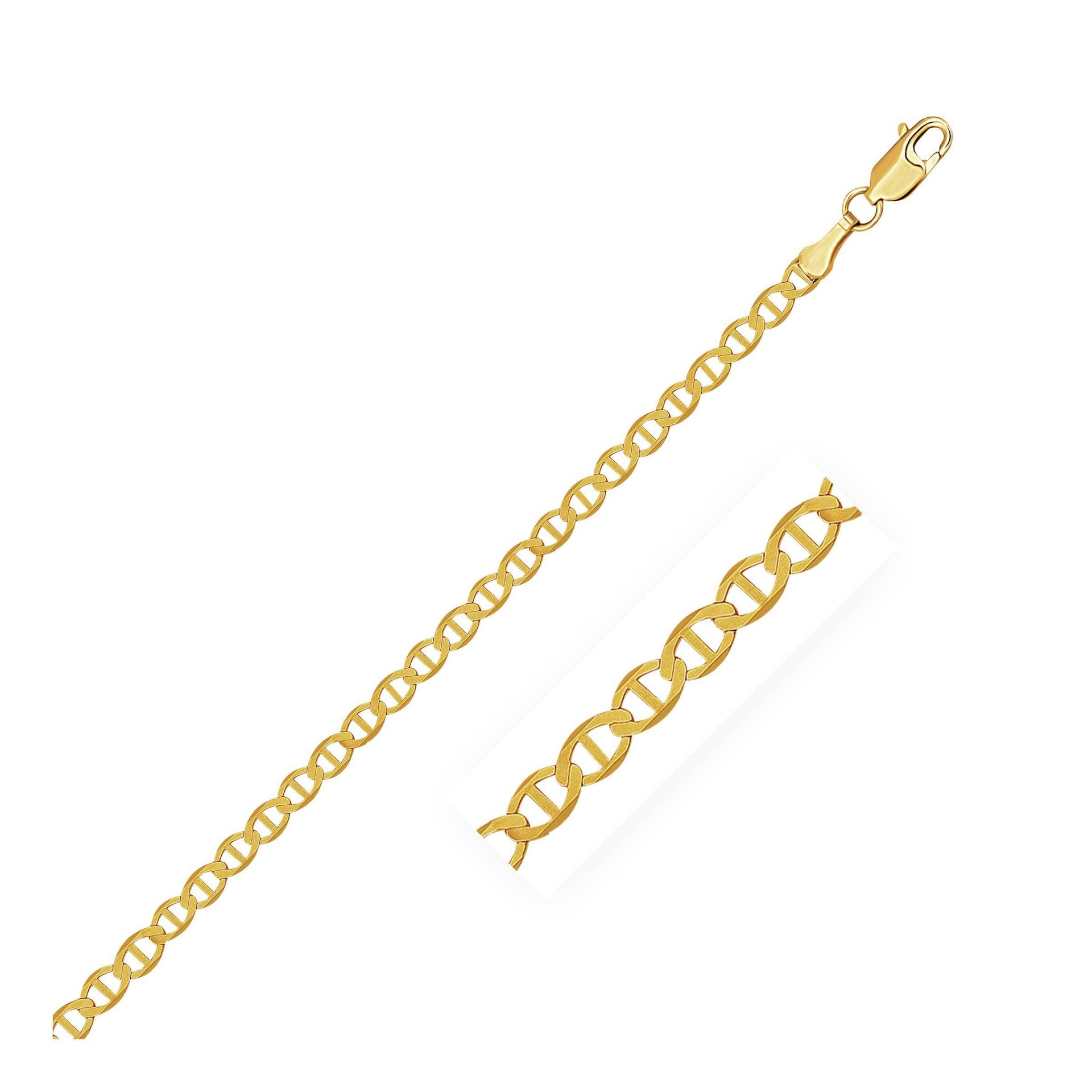 14k Yellow Gold Mariner Link Chain (3.20 mm) image